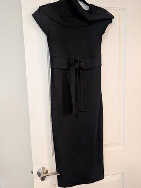 VICI Black Off-Shoulder sweater dress